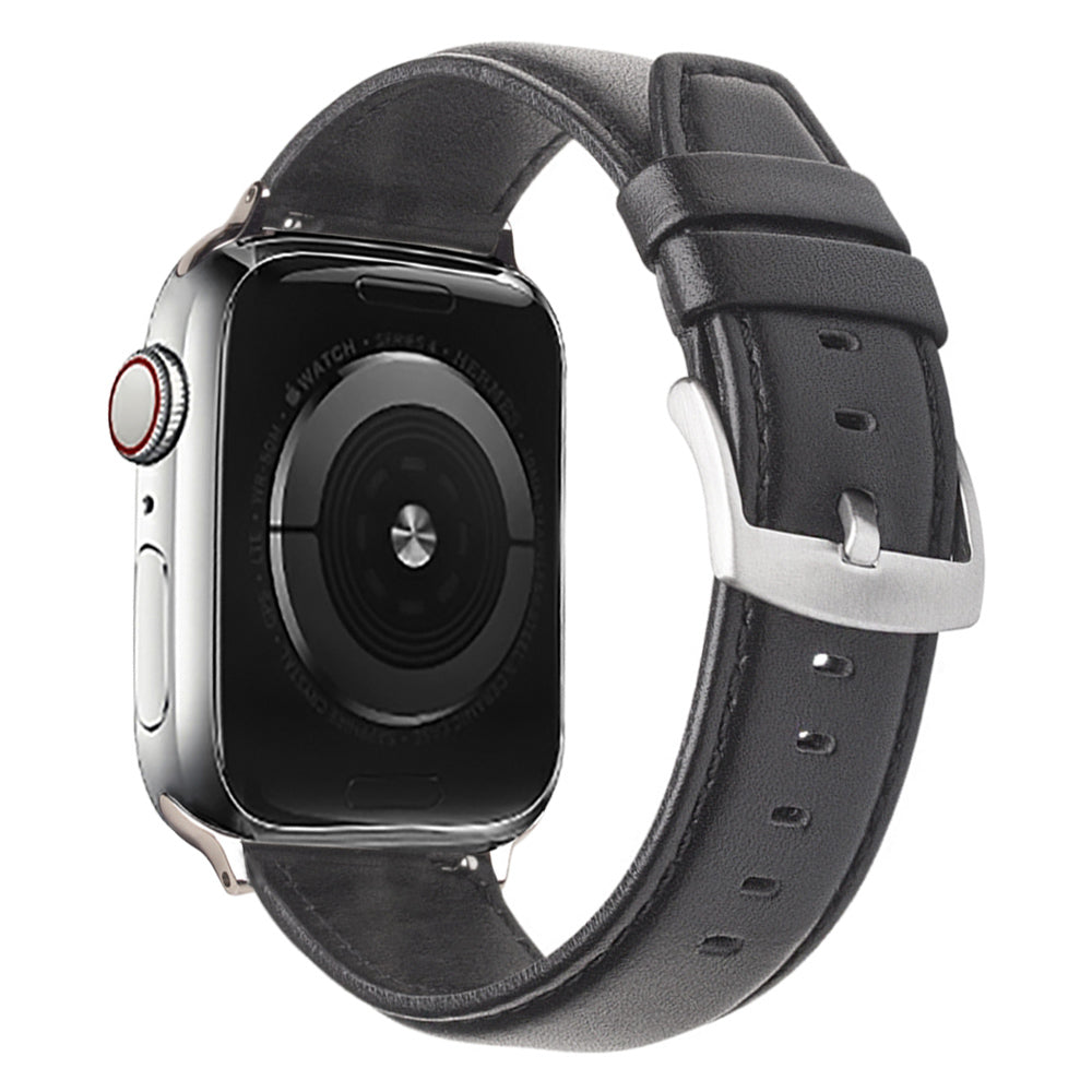 QIALINO Nappa Texture Genuine Leather Watch Strap Band for Apple Watch Series 9 8 7 41mm 6 5 4 SE (2023) SE(2022) SE 40mm 3 2 1 38mm QIALINO Nappa Texture Genuine Leather Watch Strap Band for Apple Watch Series 9 8 7 41mm 6 5 4 SE (2023) SE(2022) SE 40mm 3 2 1 38mm